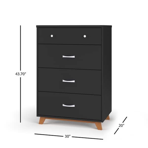 dimension image slide 2 of 4, Soho 4 Drawer Chest