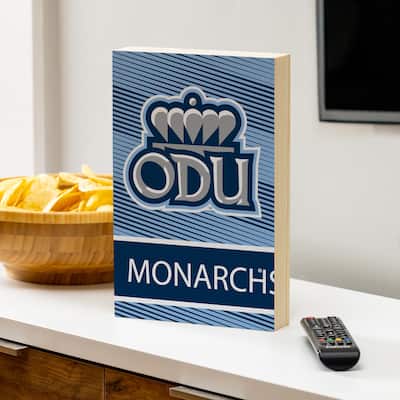 Old Dominion University Wooden Tabletop Mantel Shelf Sign