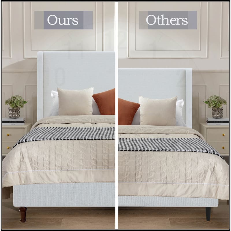 Harper Tall Headboard Upholstered Bed