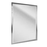 The next brushed nickel mirror comes from mcs and special shape is oval with brushed nickel as frame. nickel finish mirrors shop online at