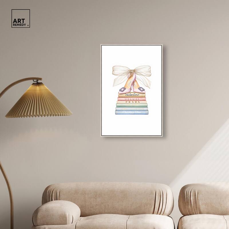 Bibliotheca Belle Canvas by Art Remedy