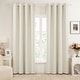 preview thumbnail 69 of 86, Deconovo Decorative Silver Diamond Curtains (2 Panel) 52x63 Inch-2PC - Beige