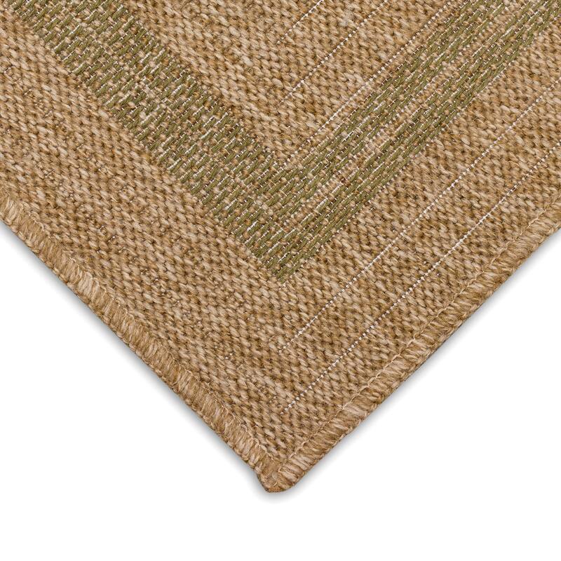 Liora Manne Sahara Multi Border Indoor/Outdoor Rug