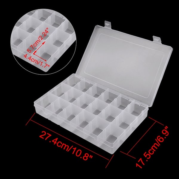 18 Grids Grid Storage Box Detachable PP Plastic Case for Small