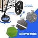 preview thumbnail 17 of 16, Jumbo Basket for Grocery Laundry Travel with Swivel Wheels - 24" x 24" x 40" (L x W x H)