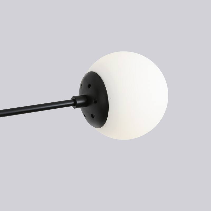 Matte Black 12-light Sputnik Chandelier