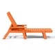 preview thumbnail 4 of 11, Laguna Hdpe All Weather Outdoor Patio Pool Reclining Chaise Lounge (Set Of 2)