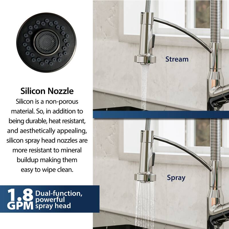 Karran Scottsdale Touchless Single-Handle Pull-Down Sprayer Kitchen Faucet