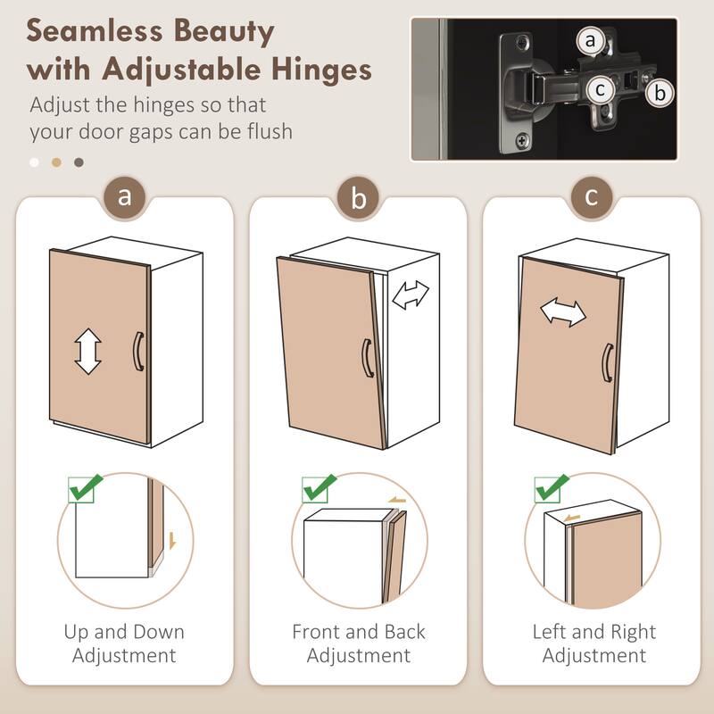 72" Freestanding Kitchen Pantry Cabinet