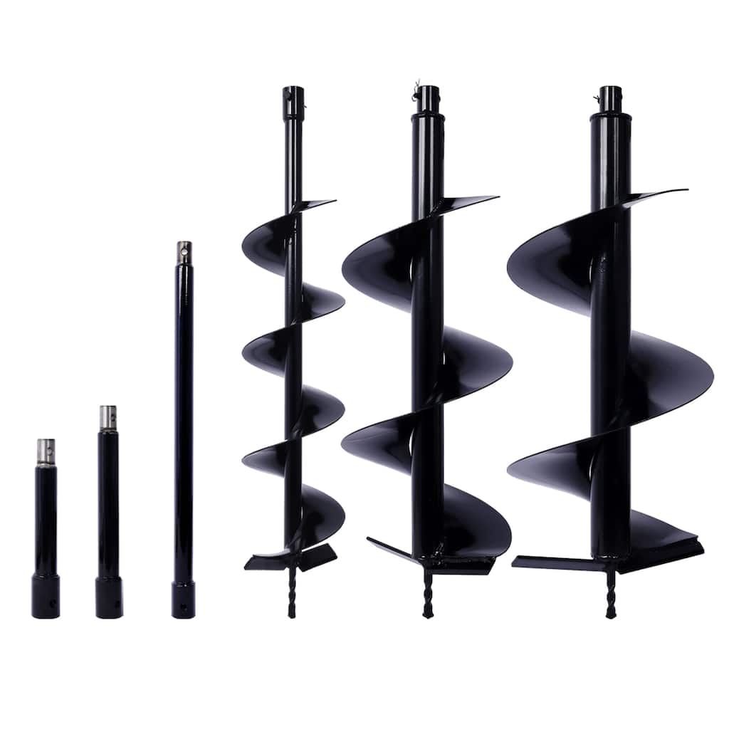 Set of 3 Auger Drill Bit for Planting Hole