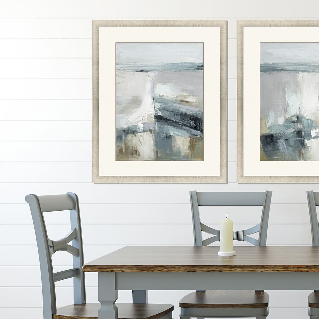 Echoes of the Sea I Framed Art Giclee Under Glass - Blue