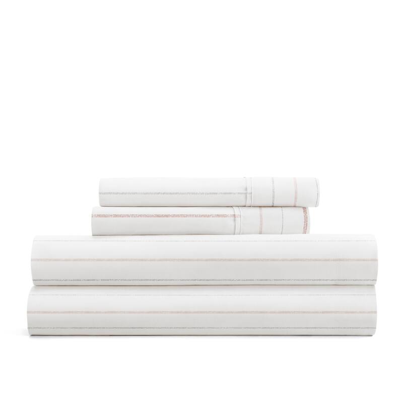 Soft Lines Patterned Ultra-Soft Bed Sheet Set