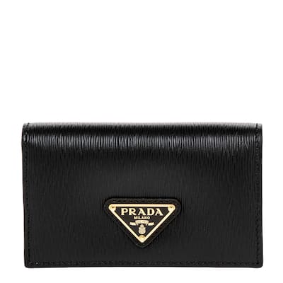 Prada Leather Card Holder