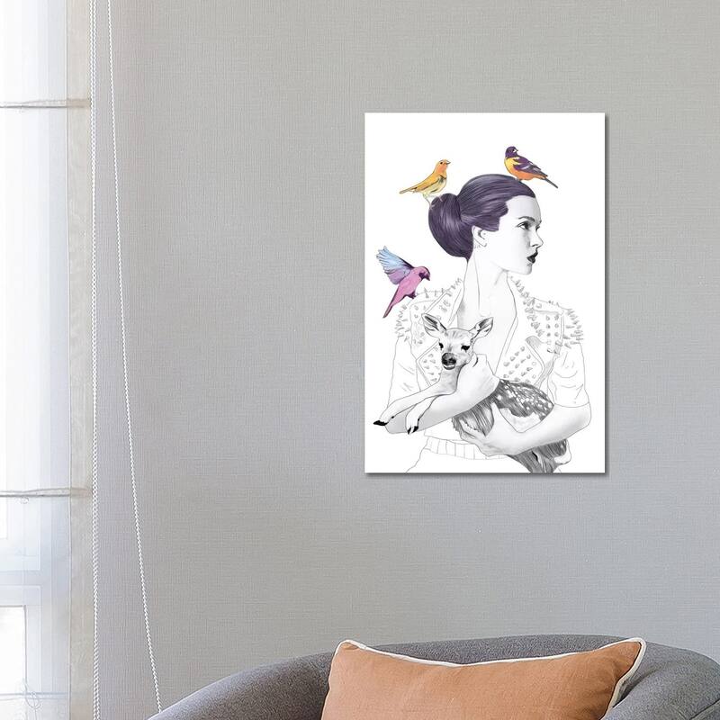 iCanvas "Princess Pike" by Jenny Rome Canvas Print - 26x18x1.5