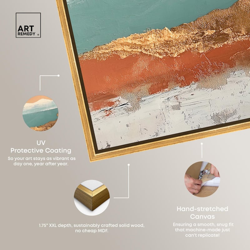 Earthy Glow I Canvas Set of 2 by Art Remedy