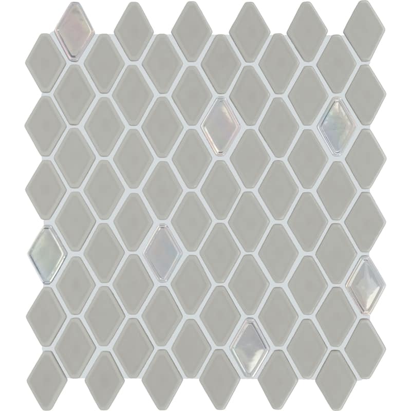 Daltile Starcastle 1.5" Elongated Hexagon Glass Wall Mosaic (15 PC Per Carton) (13.28 SQFT Per Carton) - Supernova