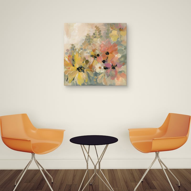 June Flower Bed by Silvia Vassileva Canvas Art Print