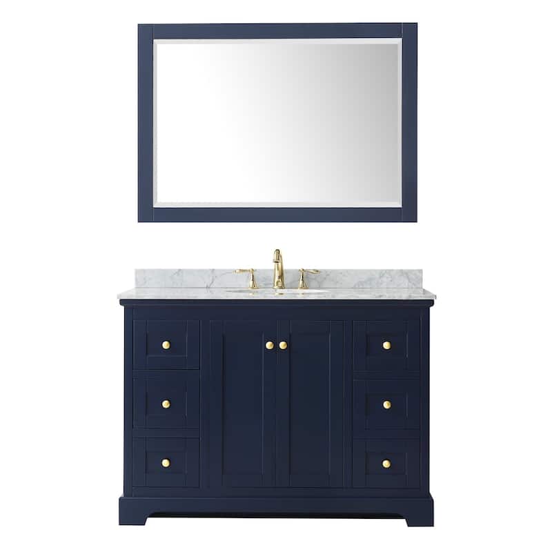 Wyndham Collection Avery 48" Free Standing Single Basin Vanity Set