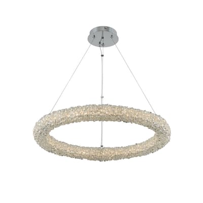 Allegri 035552-FR001 Lina 26" Wide LED Ring Chandelier with Firenze