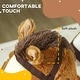preview thumbnail 5 of 7, Qaba Baby Rocking Horse, Plush Animal Rocker with Sound, Wooden Base, & Safety Belt for Ages 18-36 Months, Brown