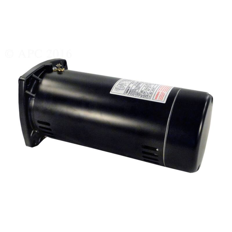 0.5 HP Black Threaded Shaft Full Rate Pool Pump Motor 1.90 SF