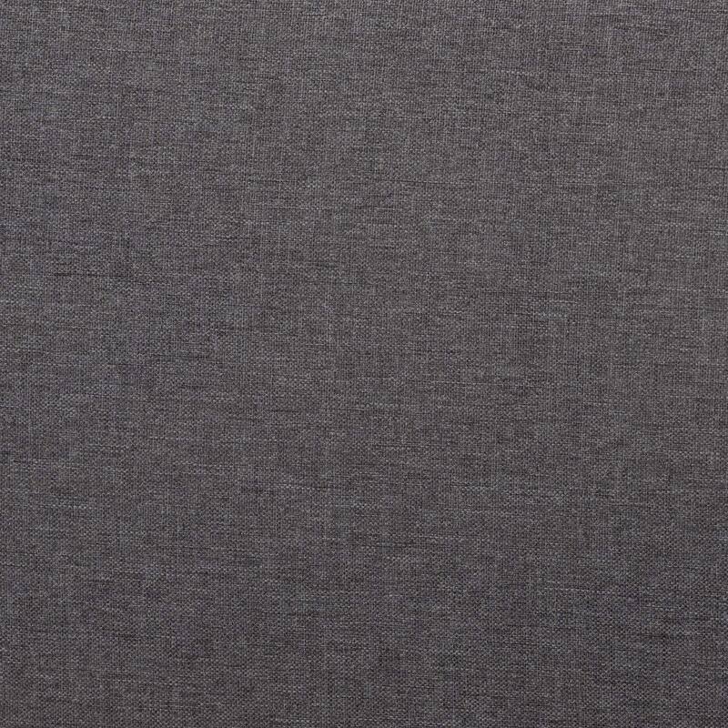 Eliseo Mid-Century Modern Dark Grey Fabric and Walnut Brown Finished Wood Platform Bed