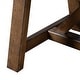 preview thumbnail 7 of 18, Furniture of America Drystan Rustic 5-Piece Brown Solid Wood Dining Table Set