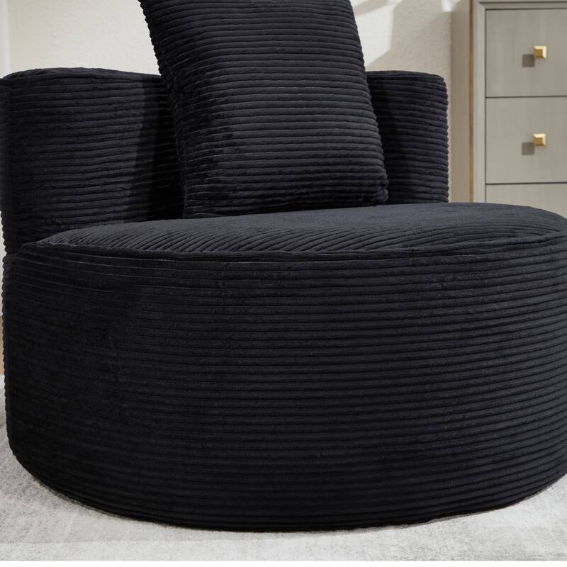 Plush Lounger Soft Sofa No Assembly Required