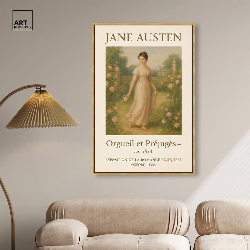 Lady in Austen's World Canvas by Art Remedy