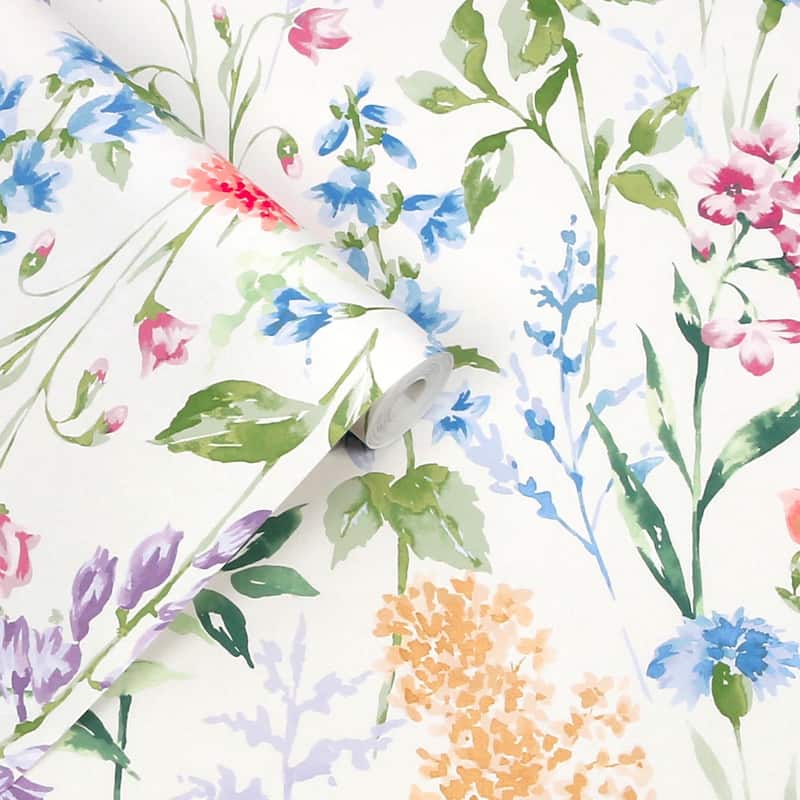 Laura Ashley Elston Garden Multi Wallpaper