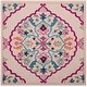 preview thumbnail 70 of 80, SAFAVIEH Handmade Bellagio Junie Medallion Wool Rug 5' Square - Light Pink/Multi - Square