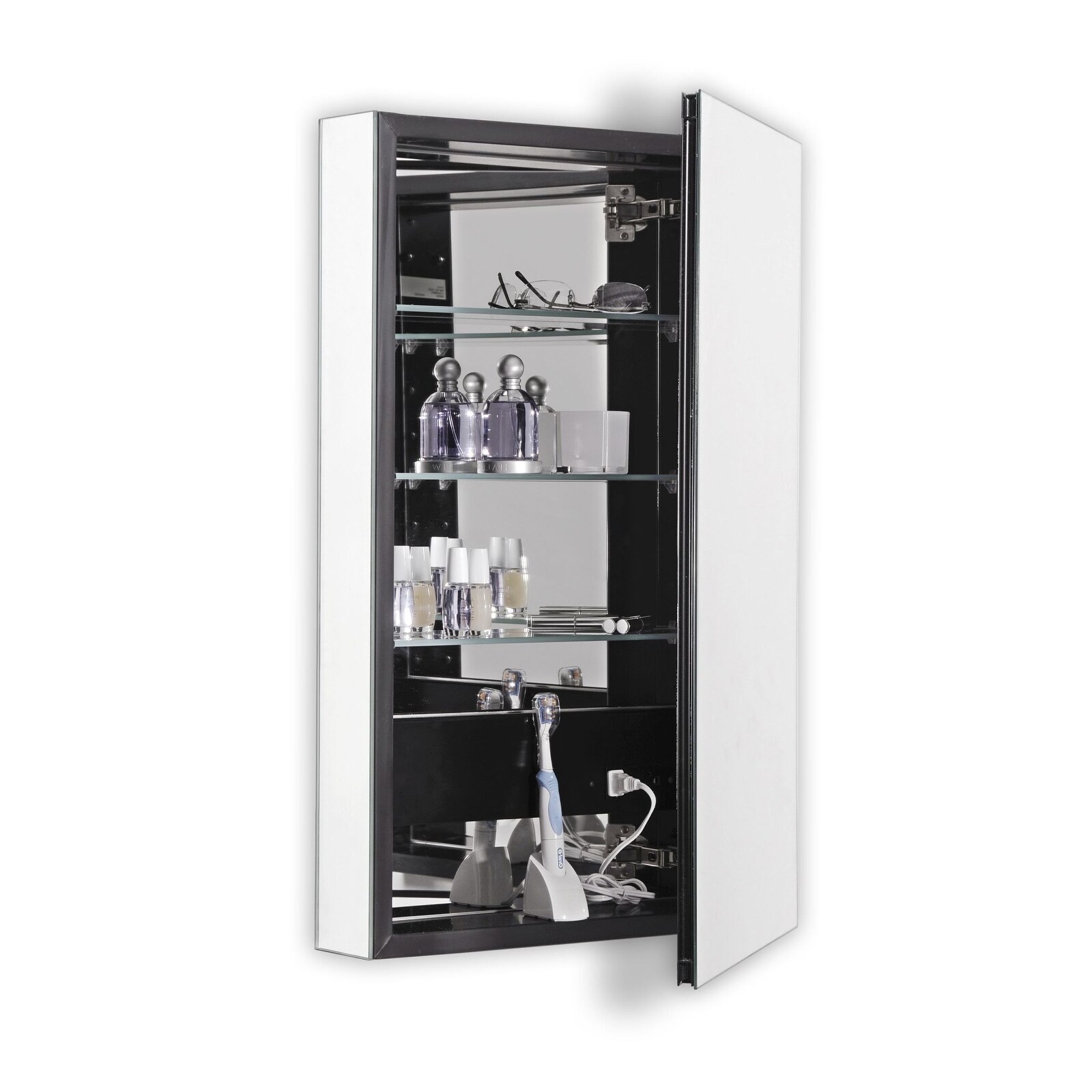 Shop Robern Plm2440re Pl 23 X 39 Frameless Medicine Cabinet Right Hinged Overstock 13798558 Classic Grey