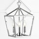 preview thumbnail 61 of 198, Marion Lantern Metal LED Pendant, by JONATHAN Y 10" - Chrome
