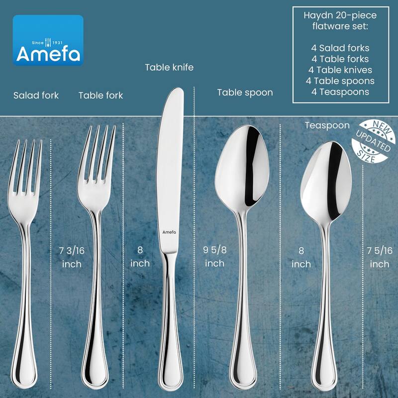 Amefa Haydn 20 Piece Flatware Set