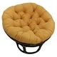 preview thumbnail 7 of 38, Microsuede Indoor Papasan Cushion (44-inch, 48-inch, or 52-inch) (Cushion Only) 44 x 44 - Lemon