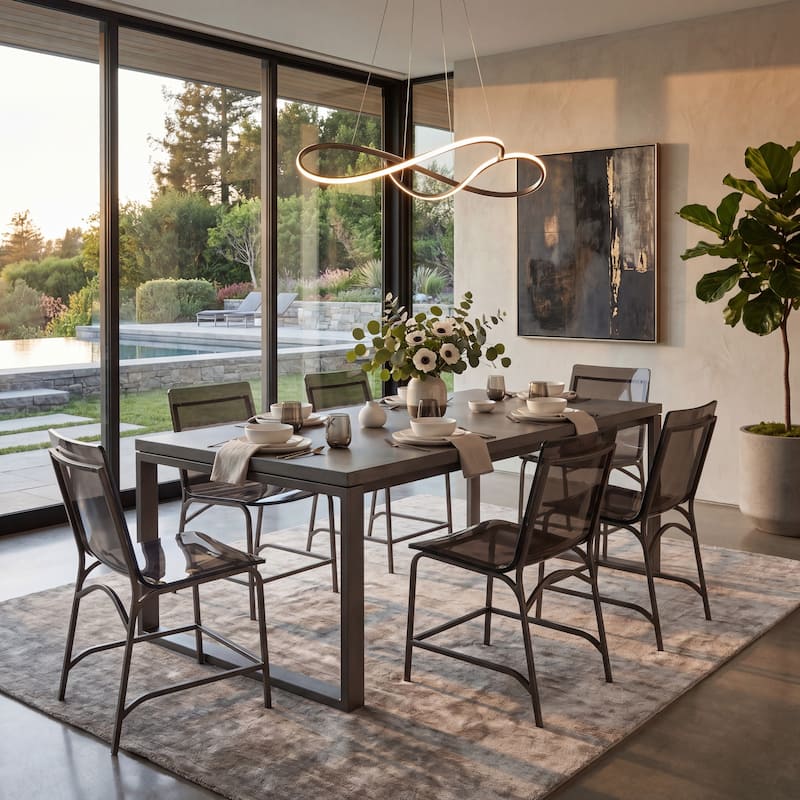 SAFAVIEH Couture Ljupka Acrylic Dining Chair (Set of 2) - 20 In W x 21.25 In D x 33.25 In H - 20"W x 21"D x 33"H