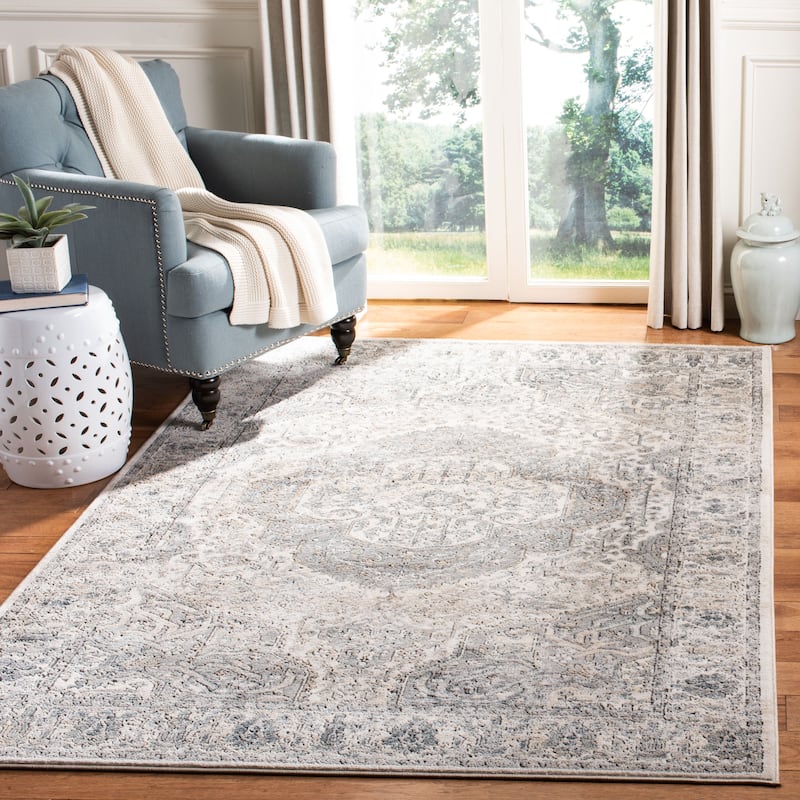 Martha Stewart by SAFAVIEH Abramina Vintage Rug - 9' x 12' - Ivory/Grey