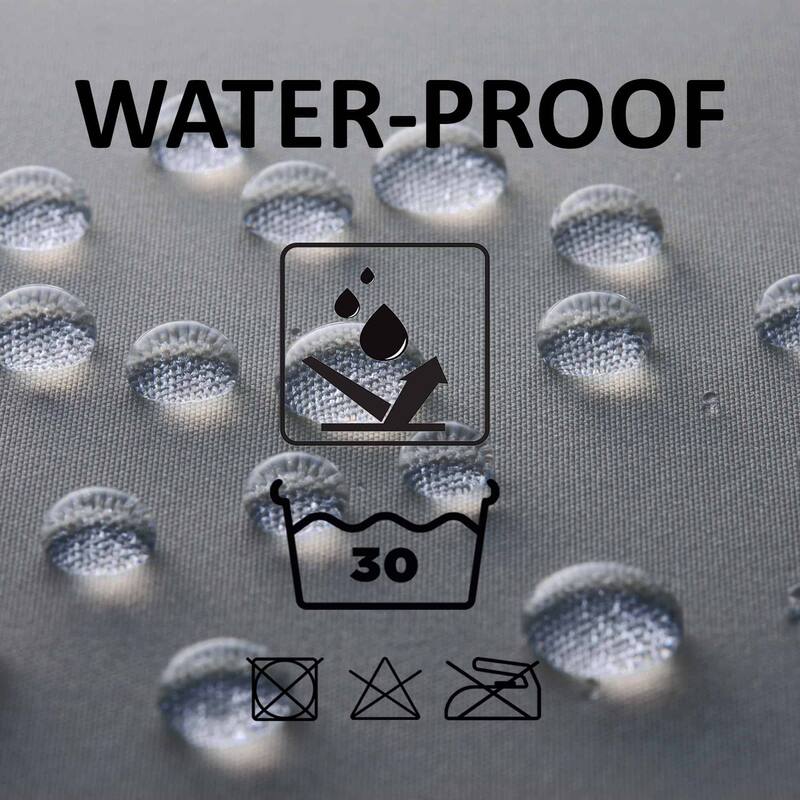 Extra Long Shower Curtain Polyester 12 Rings 79"L x 71"W