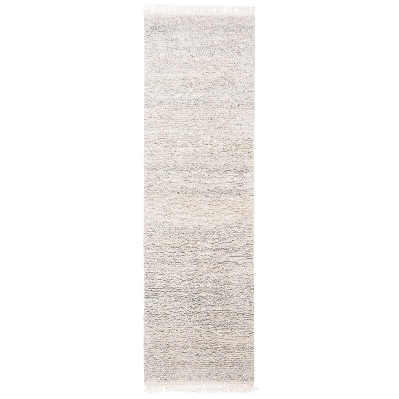 SAFAVIEH Handmade Casablanca Shag Tribal Grey Wool Rug