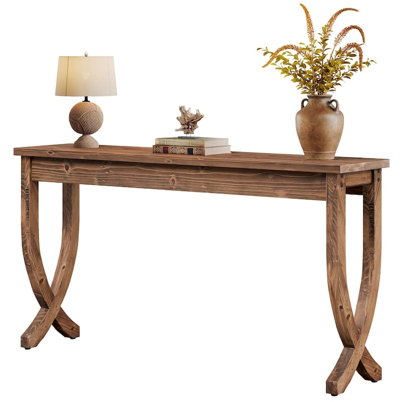 Solid Wood Console Table, Entryway Sofa Table, Living Room Hallway Entrance Foyer Accent Side Table
