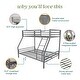 preview thumbnail 9 of 18, The Novogratz Maxwell Twin over Full Metal Bunk Bed
