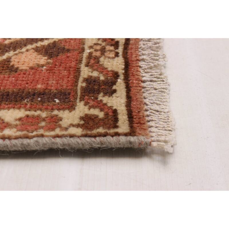 ECARPETGALLERY Hand-knotted Antalya Vintage Brown Wool Rug - 7'0 x 9'11