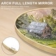 preview thumbnail 42 of 74, Modern Arched Full Length Aluminum Alloy Floor Mirror Standing Mirror