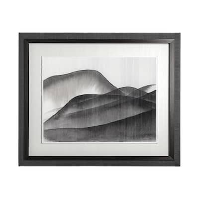 Beyond the Rainy Hills I Framed Art Print