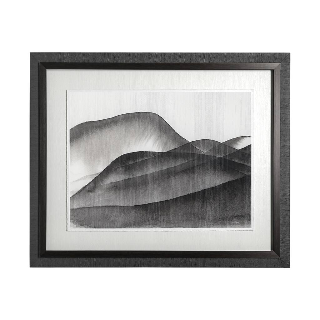 Beyond the Rainy Hills I Framed Art Print