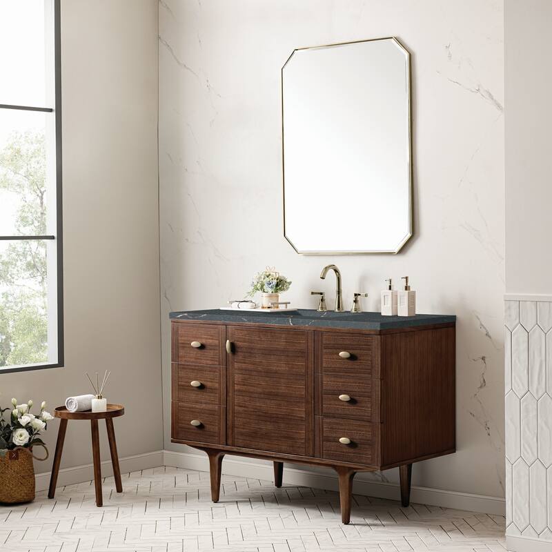 James Martin Vanities 670-V48-FPBL Amberly 48" Wall Mounted or Free