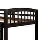 preview thumbnail 12 of 17, Stylish & Simple Twin Bunk Bed with Ladder, Safety Rail, Twin Trundle Bed with 3 Drawers for Bedroom, Guest Room, Black