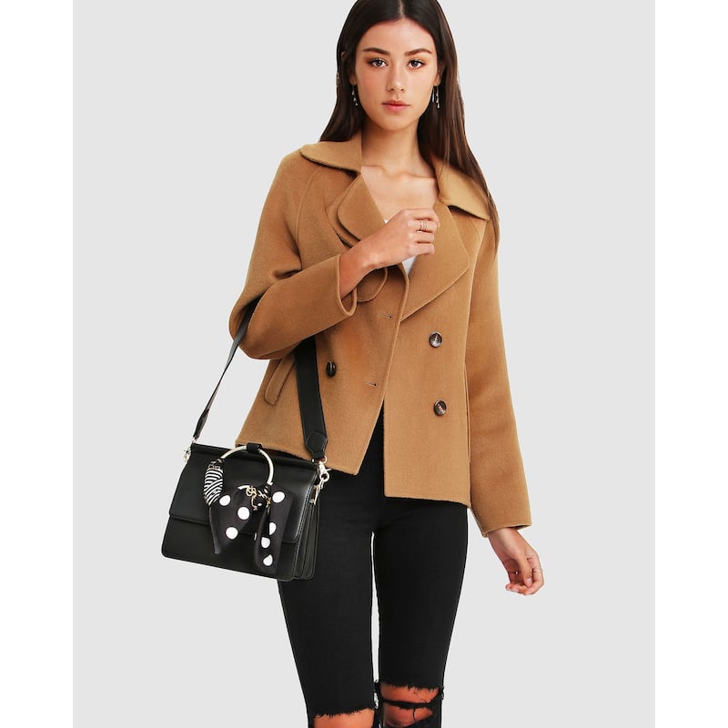 I'm Yours Wool Blend Peacoat