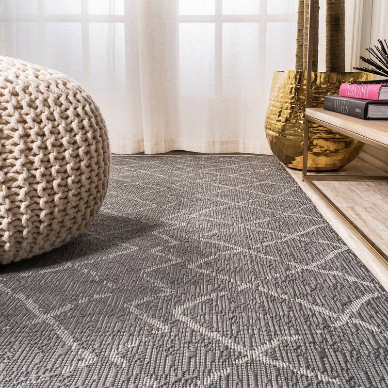 JONATHAN Y Jerash Moroccan Trellis Indoor/Outdoor Area Rug