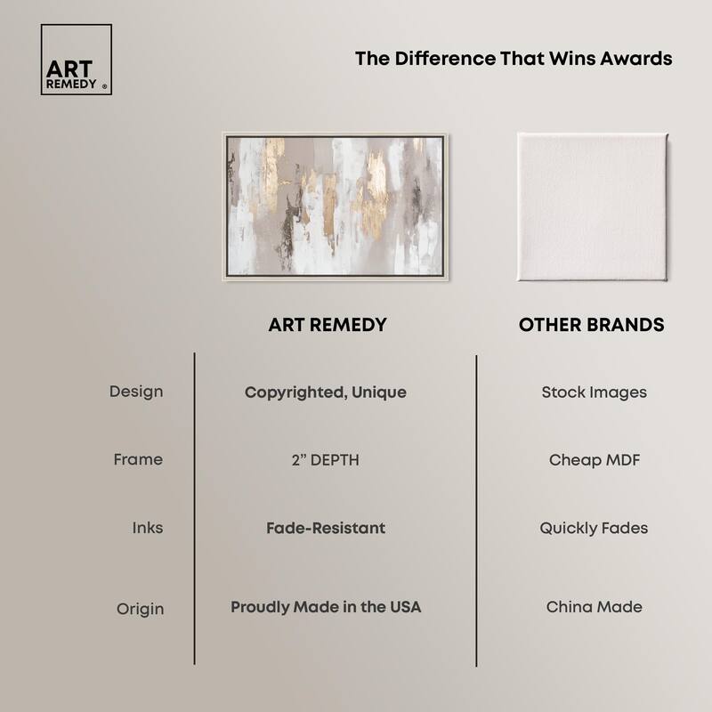 Gilded Brilliance I Canvas by Art Remedy
